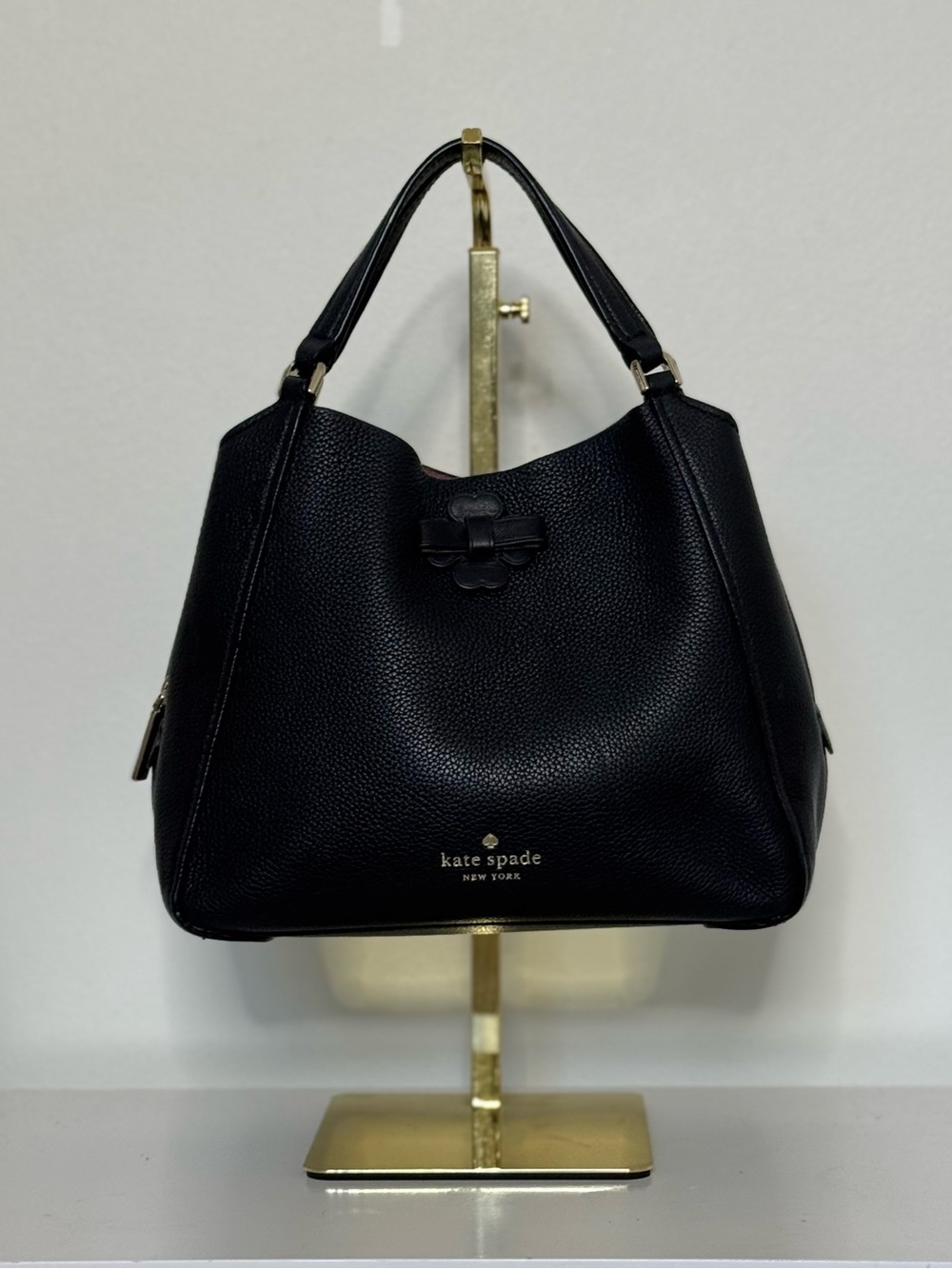 Kate Spade Black Pebbled Leather handbag -No Strap